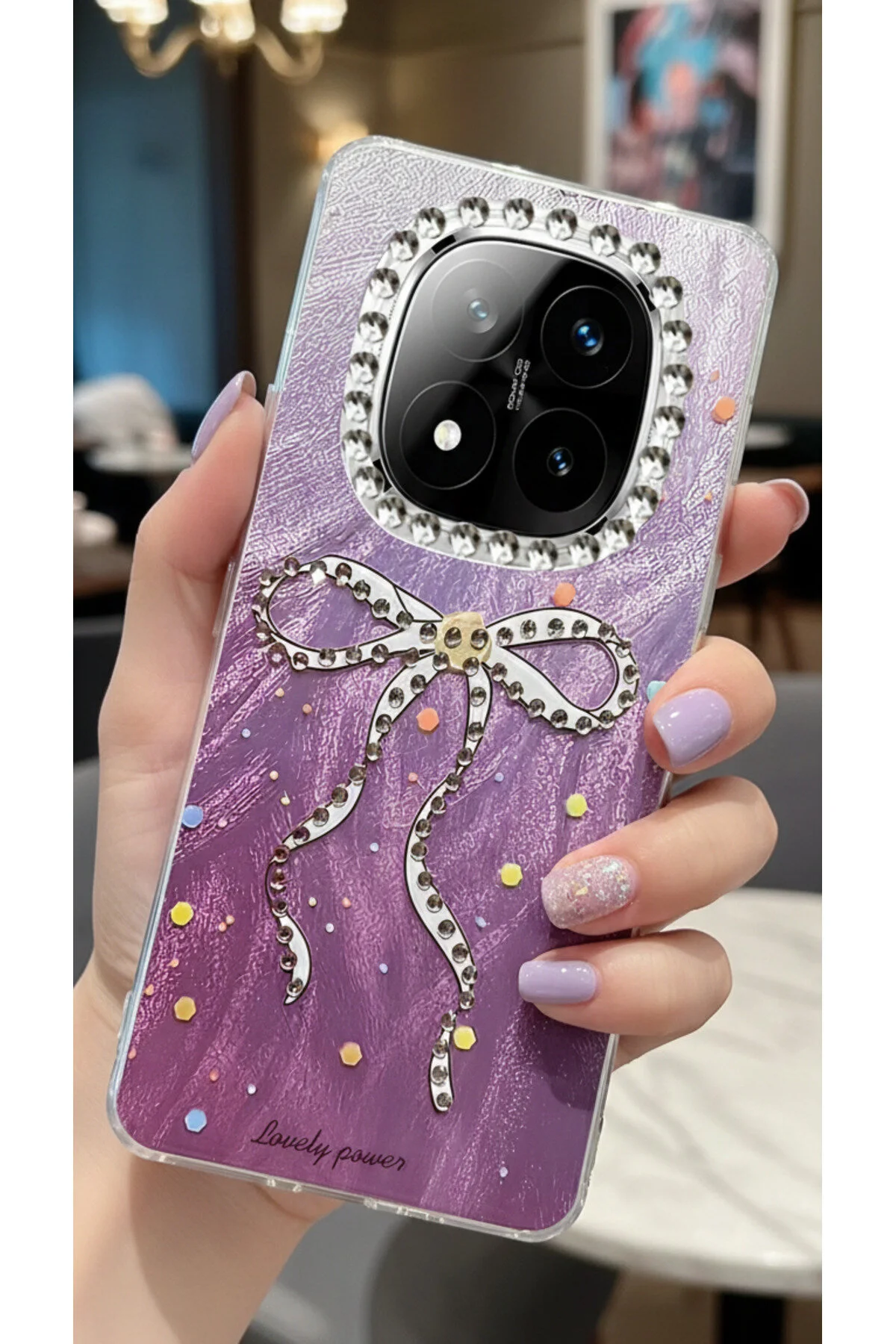 Xiaomi Redmi Note 14 Pro 4G Kılıf Aynalı Desenli Figürlü Tasarım Silikon Kapak