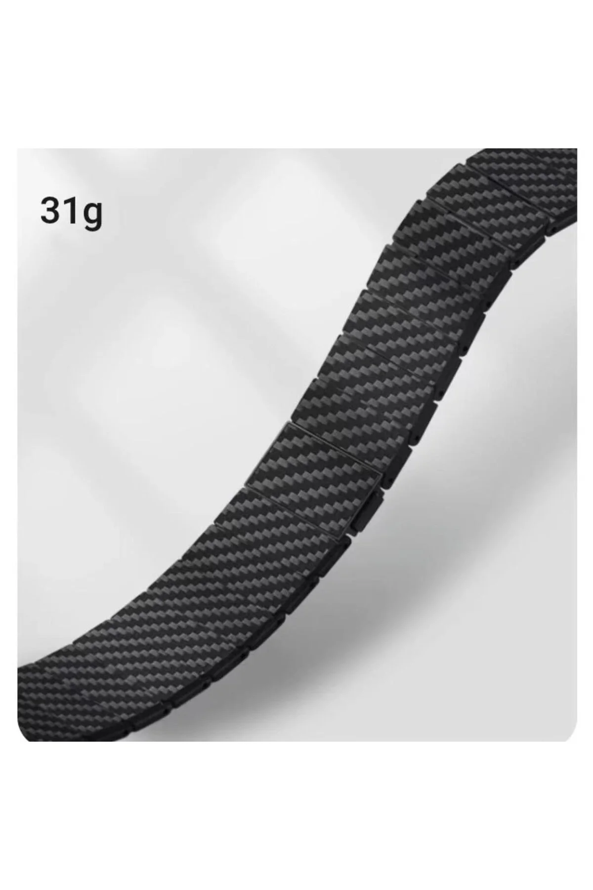 Watch 44mm İçin Uyumlu 600D Karbon Fiber Kordon