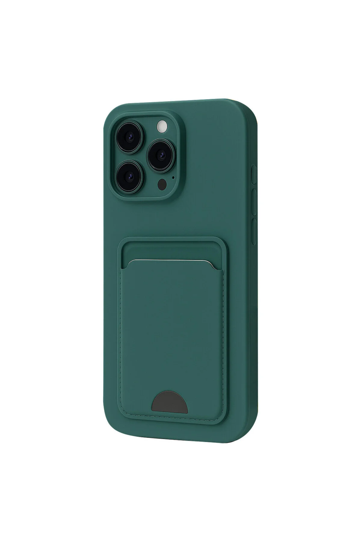 iPhone 16 Plus İçin Uyumlu Kart ve Resim Bölmeli Soft Renkli Silikon Kapak