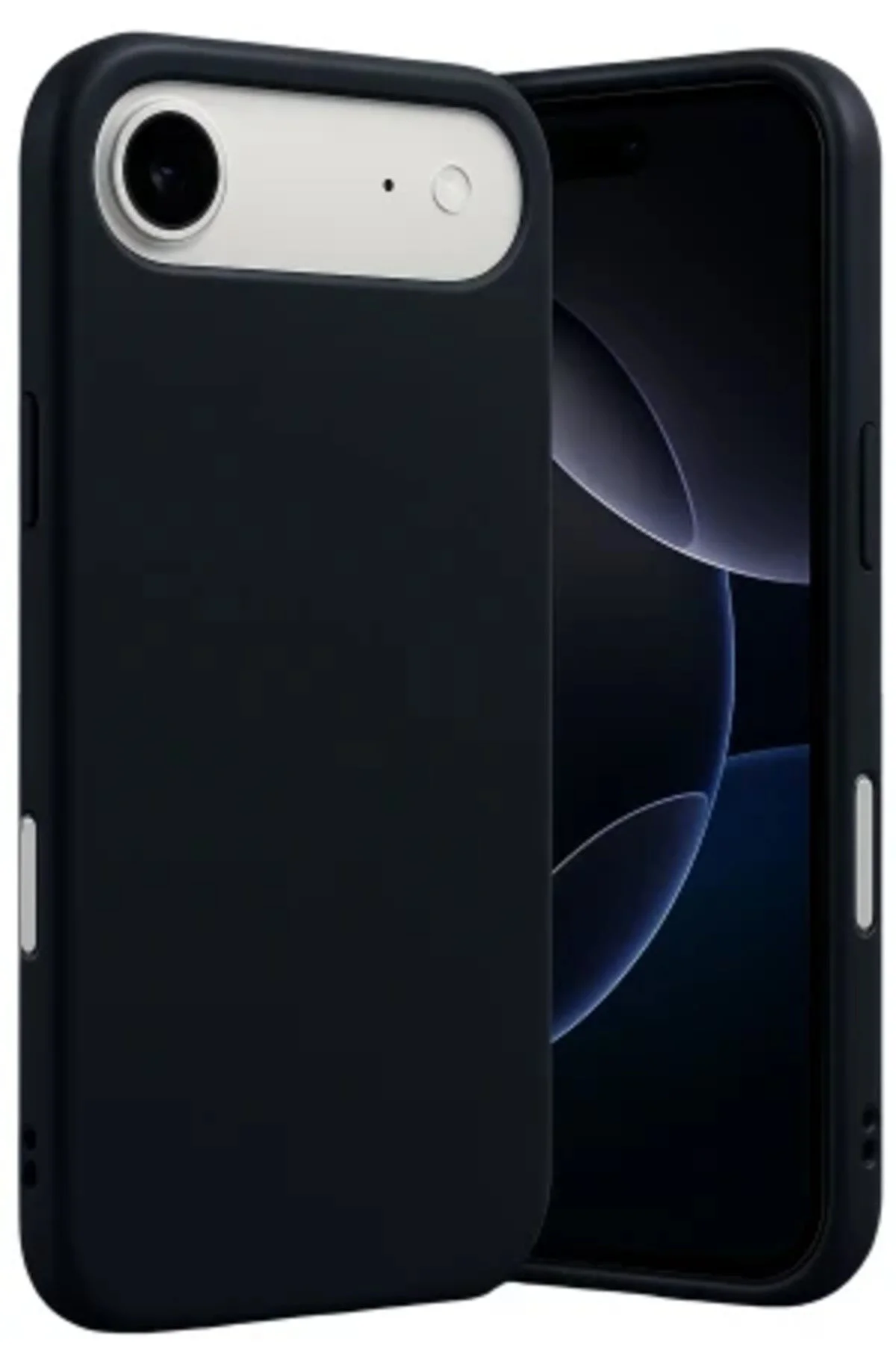 iPhone 17 Air İçin Uyumlu Içi Kadife Kamera Korumalı Silikon A Kalite Lansman Kapak