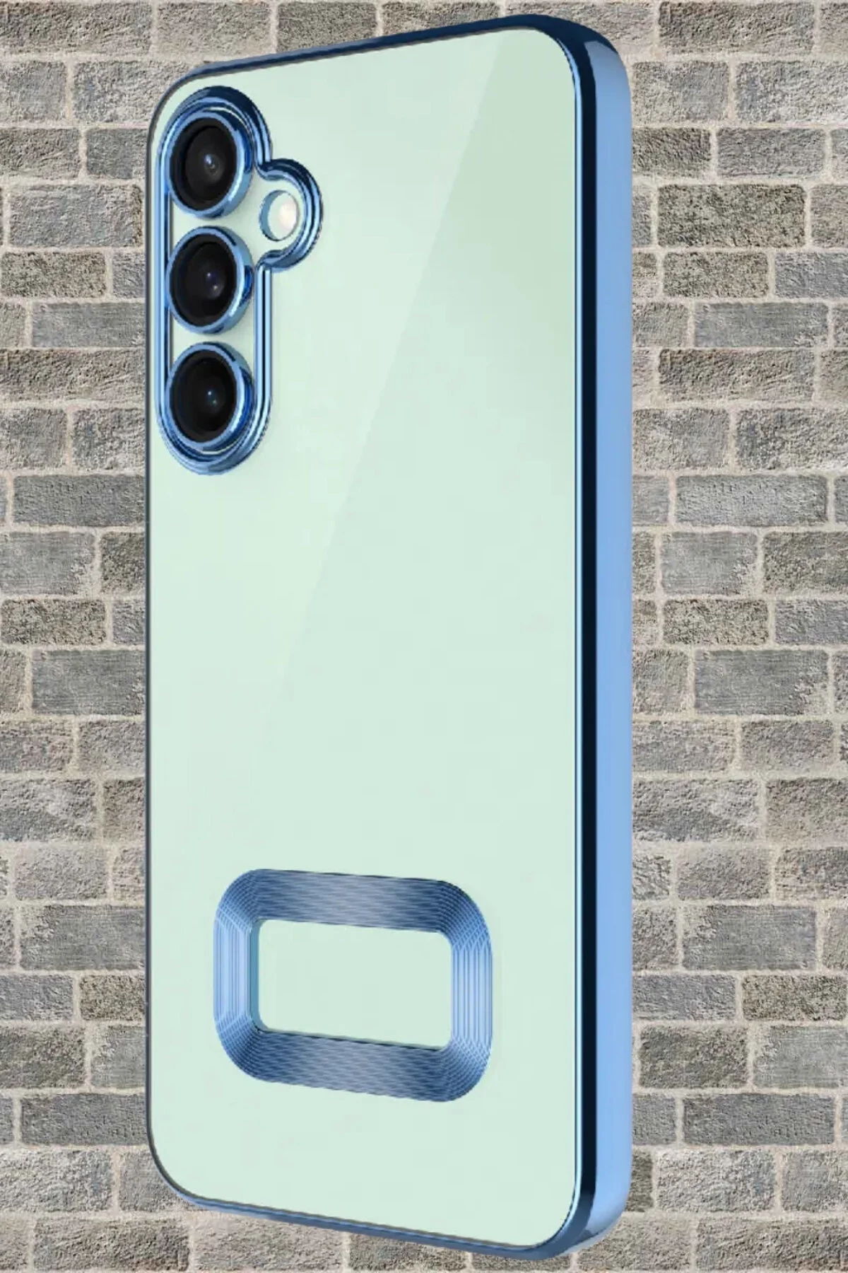 Samsung Galaxy S25 FE Uyumlu Kılıf Kamera Korumalı Logo Gösteren Renkli Kapak