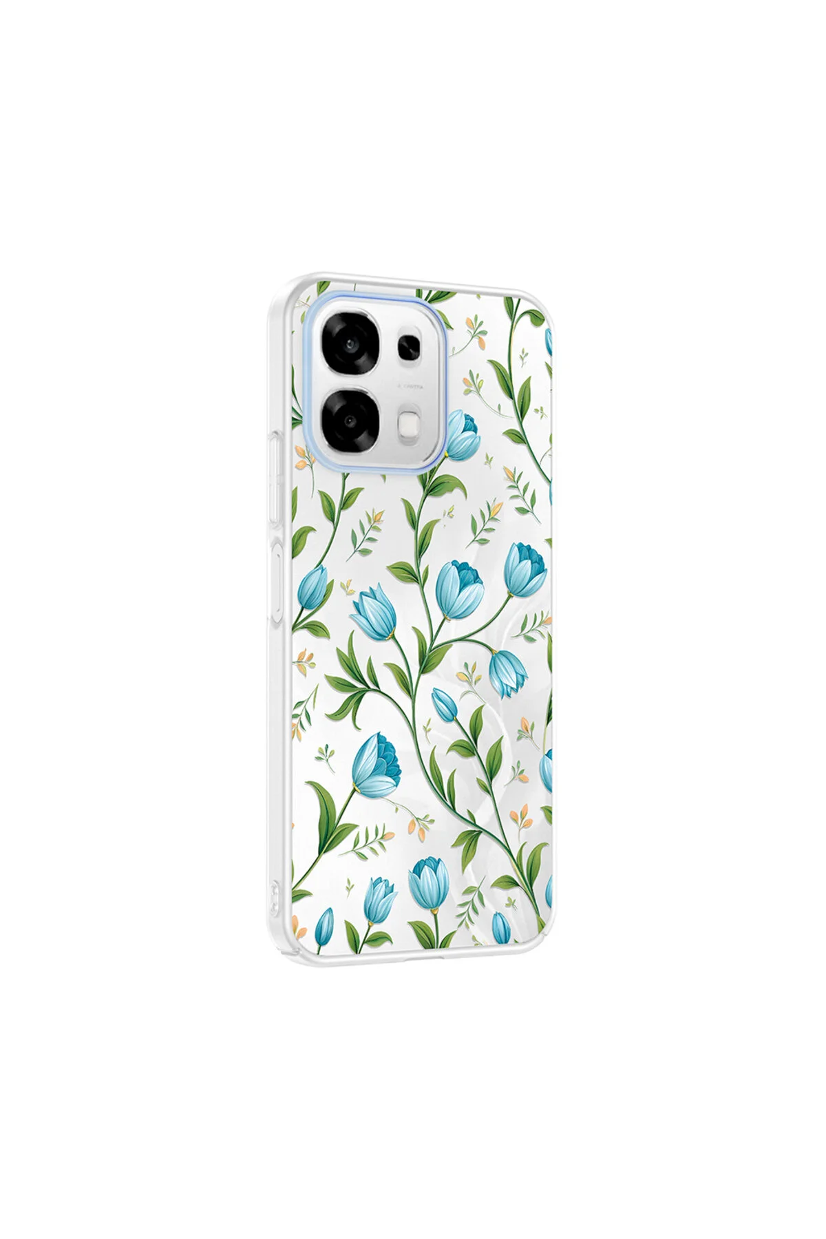 Oppo A6 Pro Uyumlu Desenli Şeffaf Kılıf Kamera Korumalı İnce Kapak