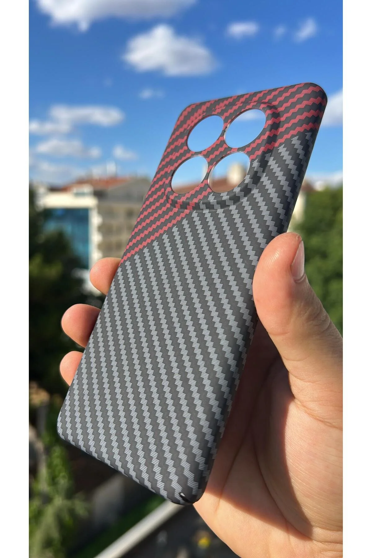 Xiaomi Redmi Note 14 Pro Plus Kılıf Karbon Fiber Tasarım A++ Kalite Kapak