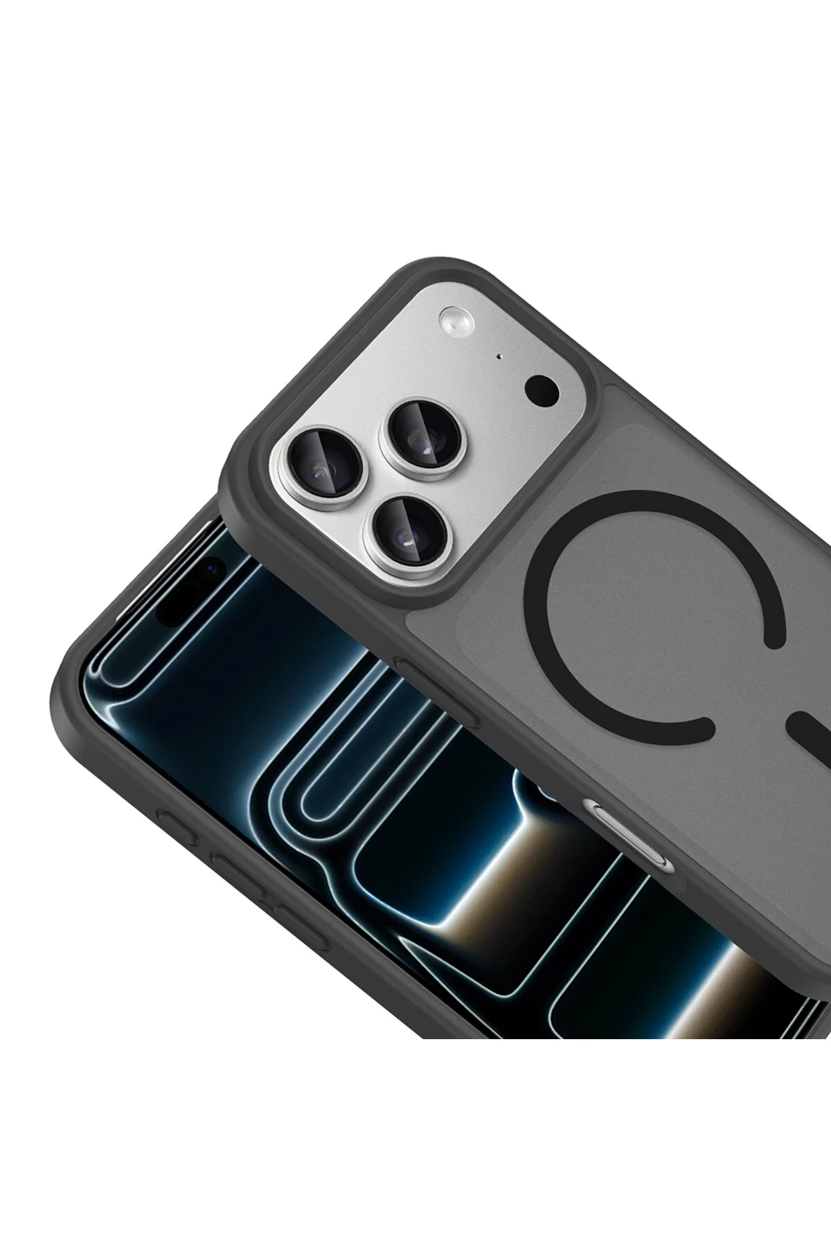 iPhone 17 Pro Uyumlu Magsafe Kılıf Mat Yüzey Darbe Korumalı İnce Kapak