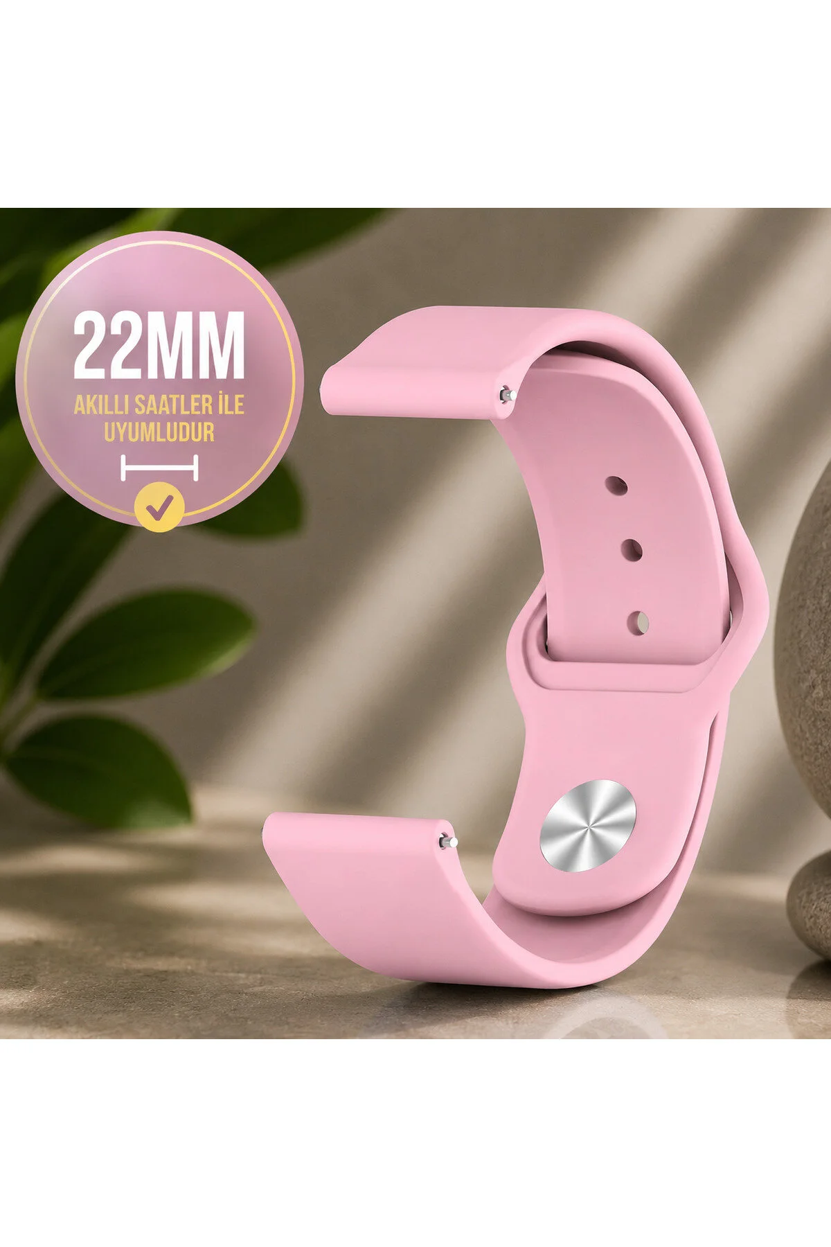 Amazfit GTR 2 Uyumlu 22mm Ayarlanabilir Spor Silikon Kordon