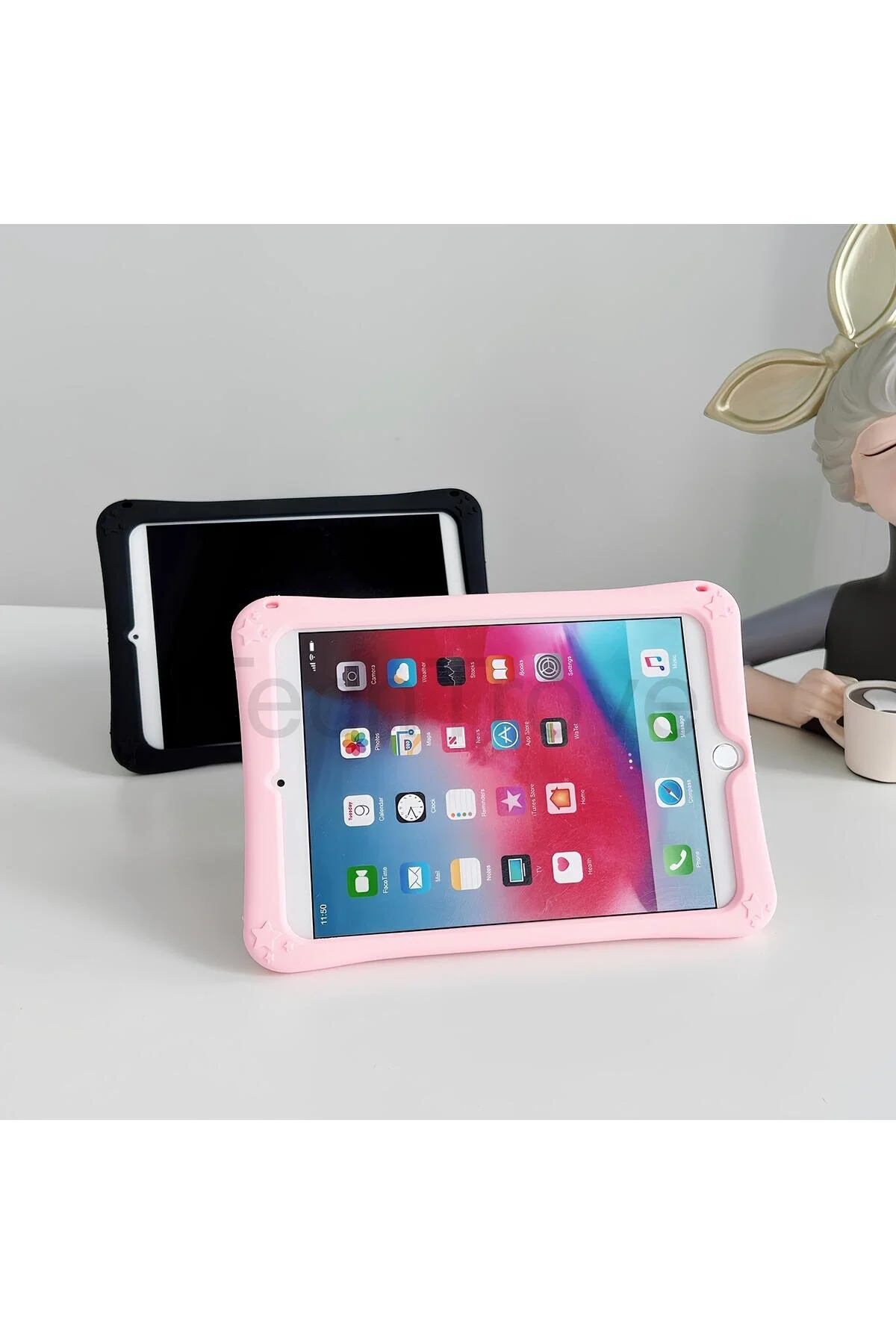 Matepad 11.5 Kılıf Askılı Ve Stand Olabilen Kedi Figürlü Tablet Kılıfı