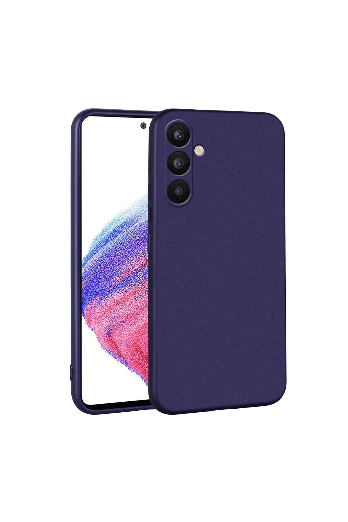 Galaxy A34 Uyumlu Renkli Yumoş Silikon Kılıf