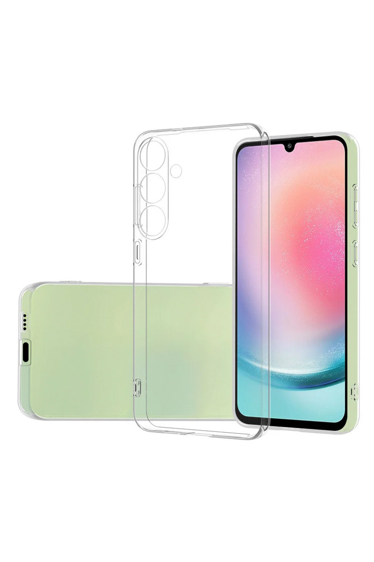 Galaxy S25 Plus Uyumlu Şefaf Tasarımlı Soft Silikon Kılıf