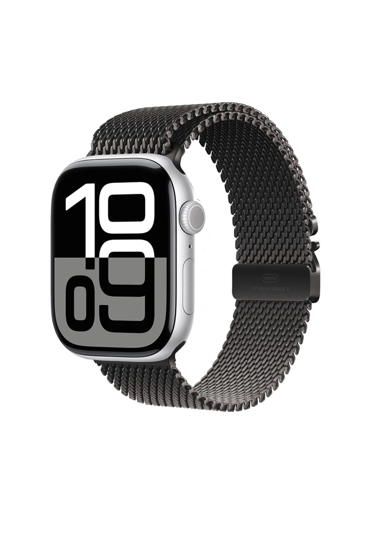 Watch 44mm İçin Uyumlu Titanyum Hasır Kordon