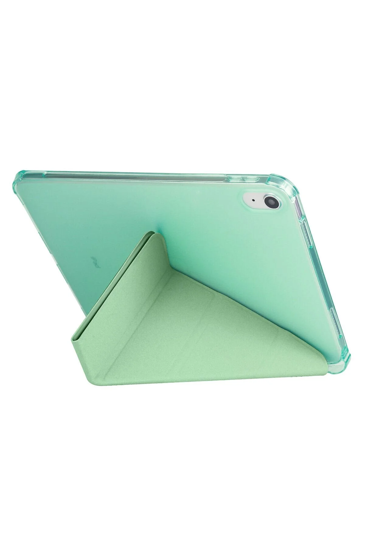 Apple iPad 10.9 2022 (10.Nesil) Kılıf  Tri Folding Kalem Bölmeli Standlı Kılıf