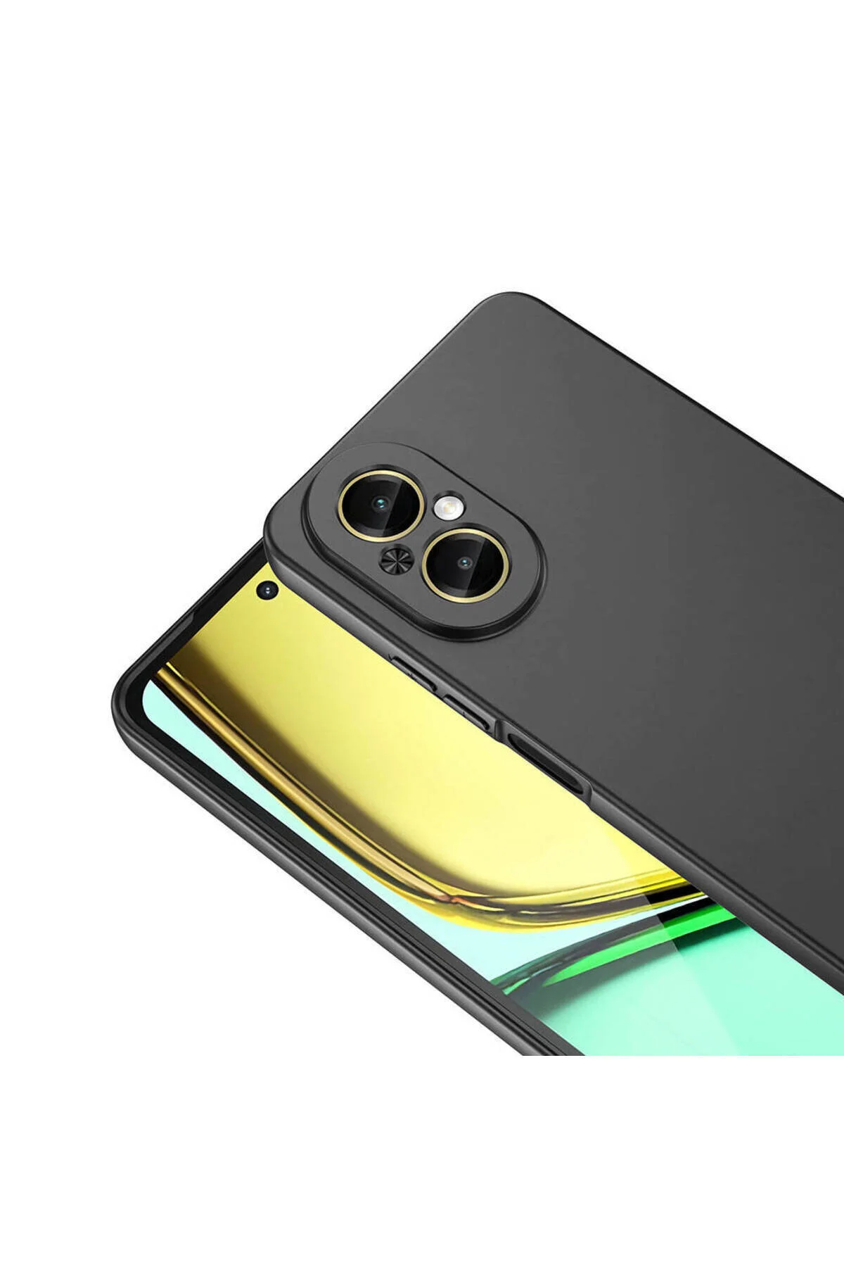 Realme 12 Lite Uyumlu İçi Kadife Kamera Korumalı Renkli Silikon Kılıf