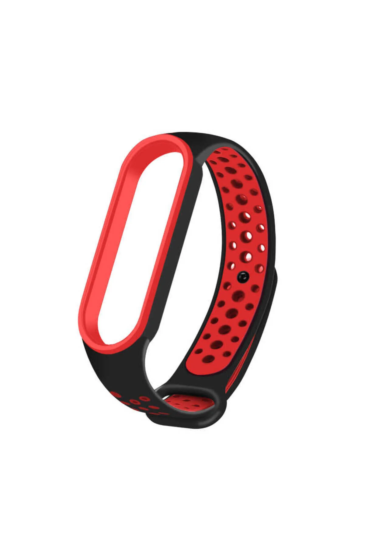 Mi Band 6 İçin Uyumlu Delikli Tasarımlı Renkli Kayış Kordon