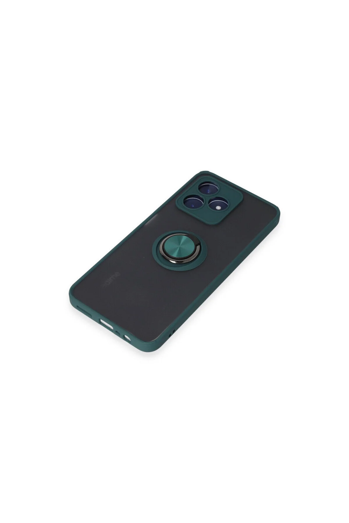 Realme C53 İçin Kamera Korumalı Yüzüklü Kılıf - Leke Tutmaz Mat ve Dayanıklı Yapı