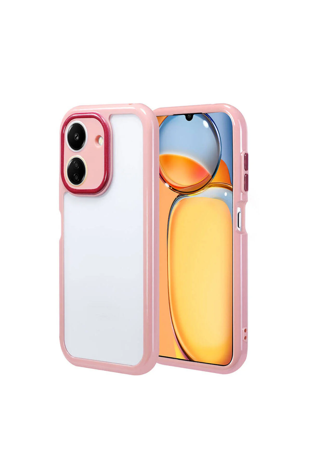 Xiaomi Poco C65 Uyumlu Renkli Tasarımlı Kamera Korumalı Lüx Silikon Kılıf