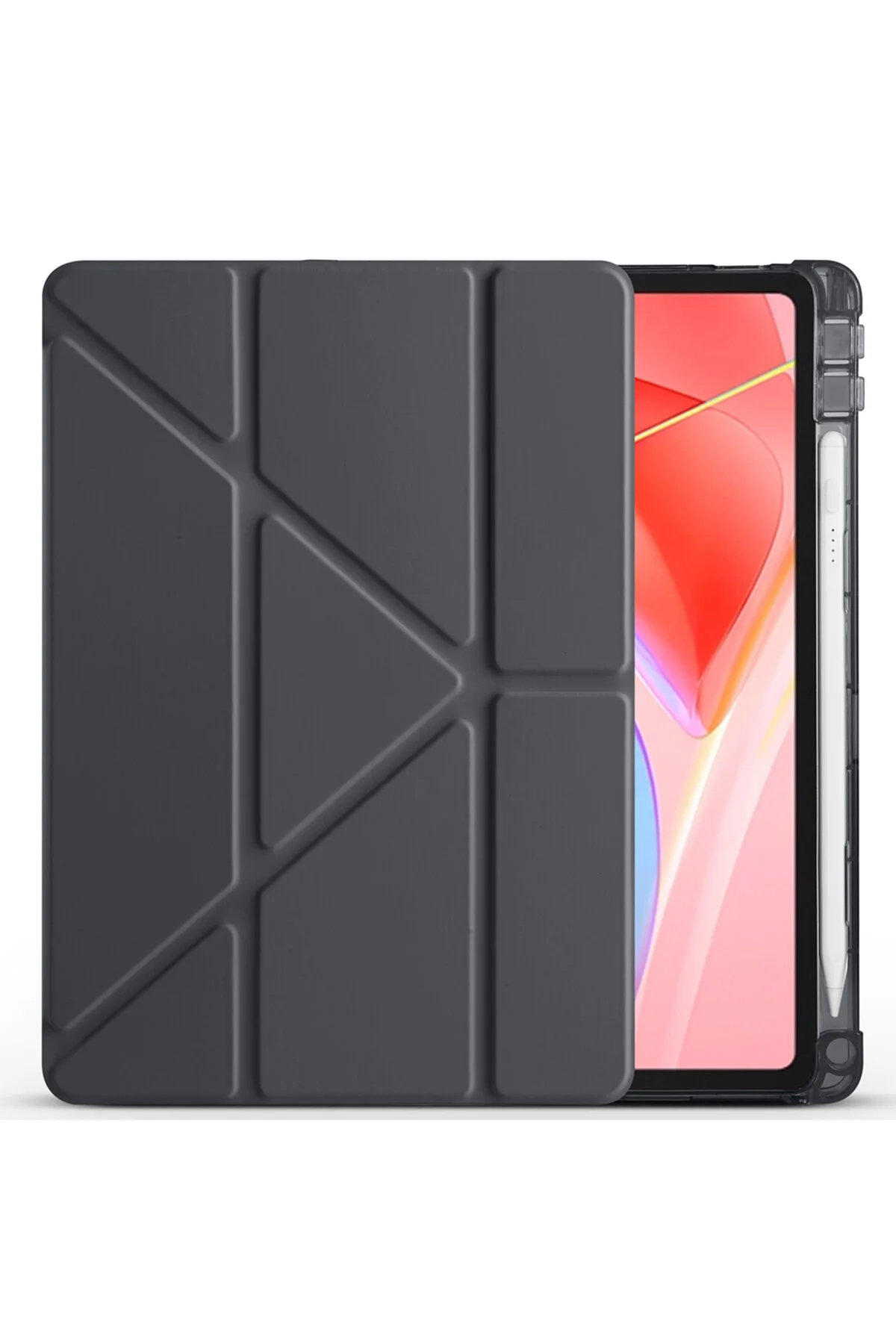 Lenovo Tab TB-311FU İçin Uyumlu Kalem Bölmeli Stand Olabilen Smart Tablet Kılıfı