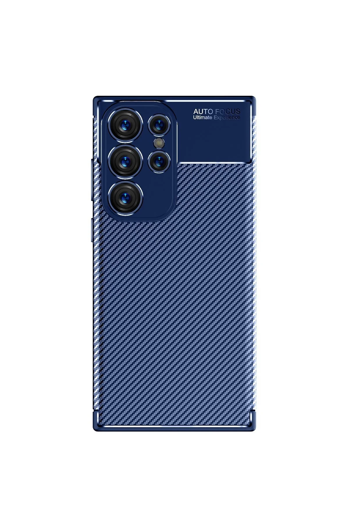 Samsung Galaxy S23 Ultra Kılıf Karbon Tasarımlı Kamera Korumalı Silikon Kapak