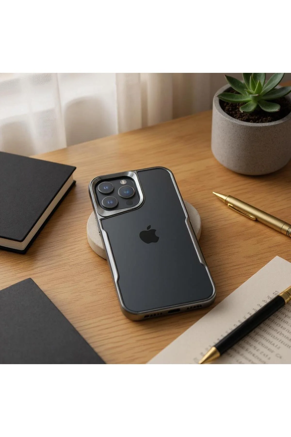 Realme 11 Pro Kılıf Arkası Şefaf Tasarım Lazer Kaplama Sararmaz Silikon Kapak