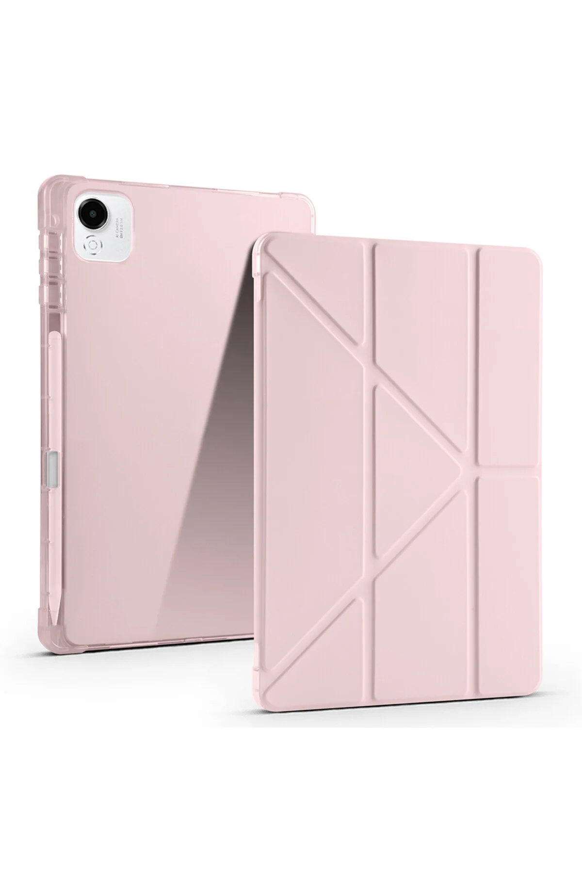 Honor Pad X9A İçin Uyumlu Kalem Bölmeli Stand Olabilen Smart Tablet Kılıfı