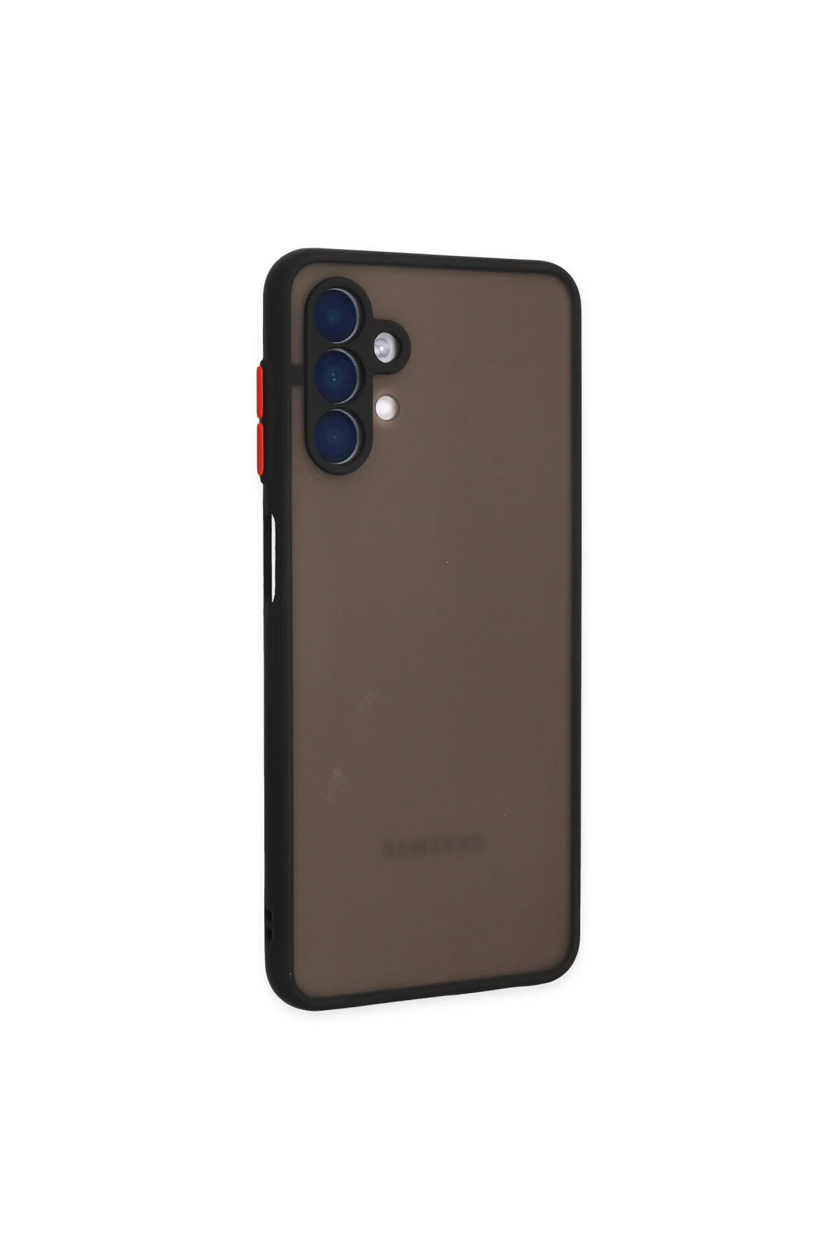 Samsung Galaxy A04S İçin Uyumlu Buzlu Tasarım Renkli Tuş Mat Tasarım Sararmaz Kılıf