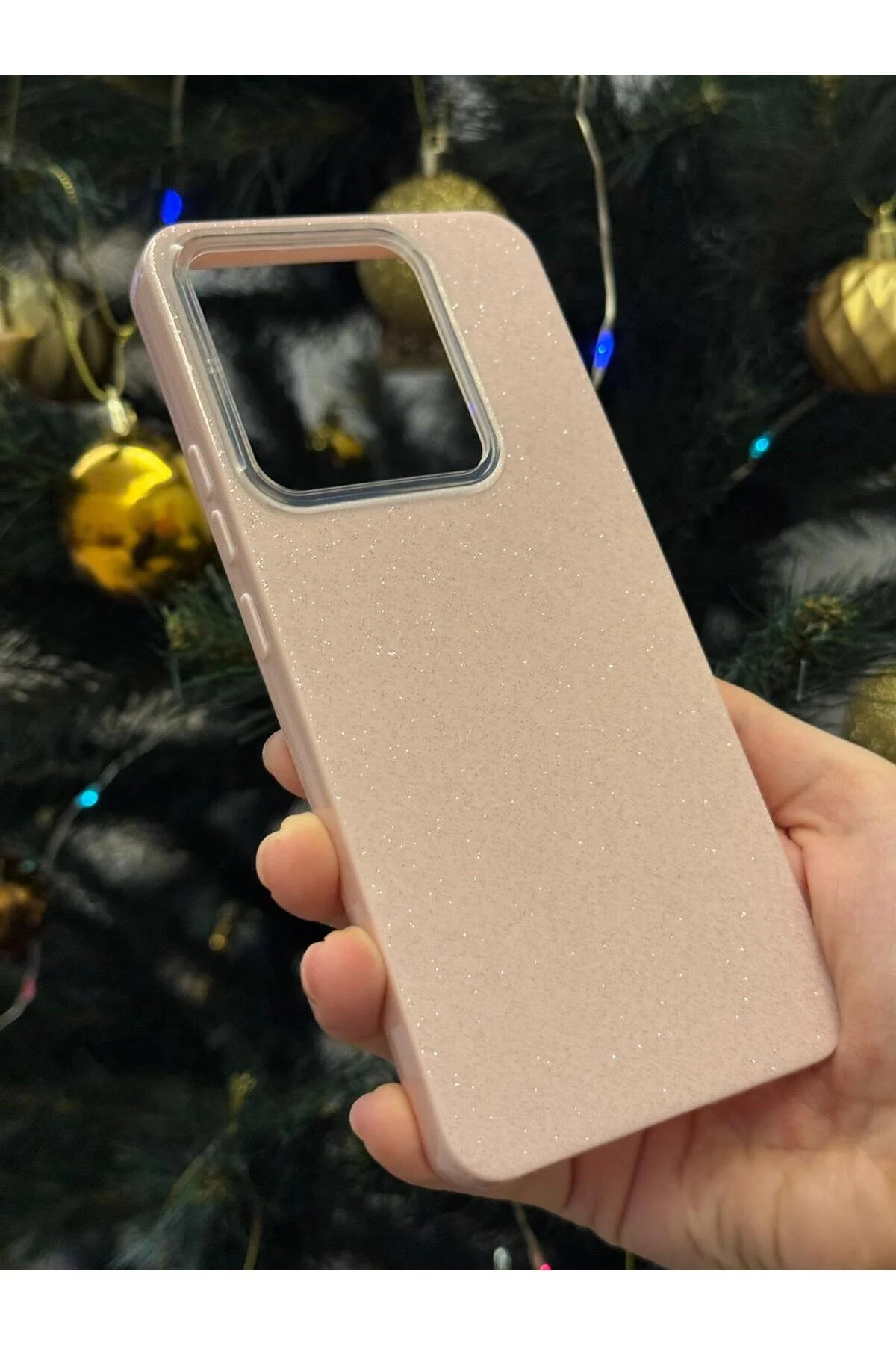 Xiaomi Redmi Note 14 İçin Uyumlu Simli Soft Tasarımlı Lüx Tasarım Kılıf
