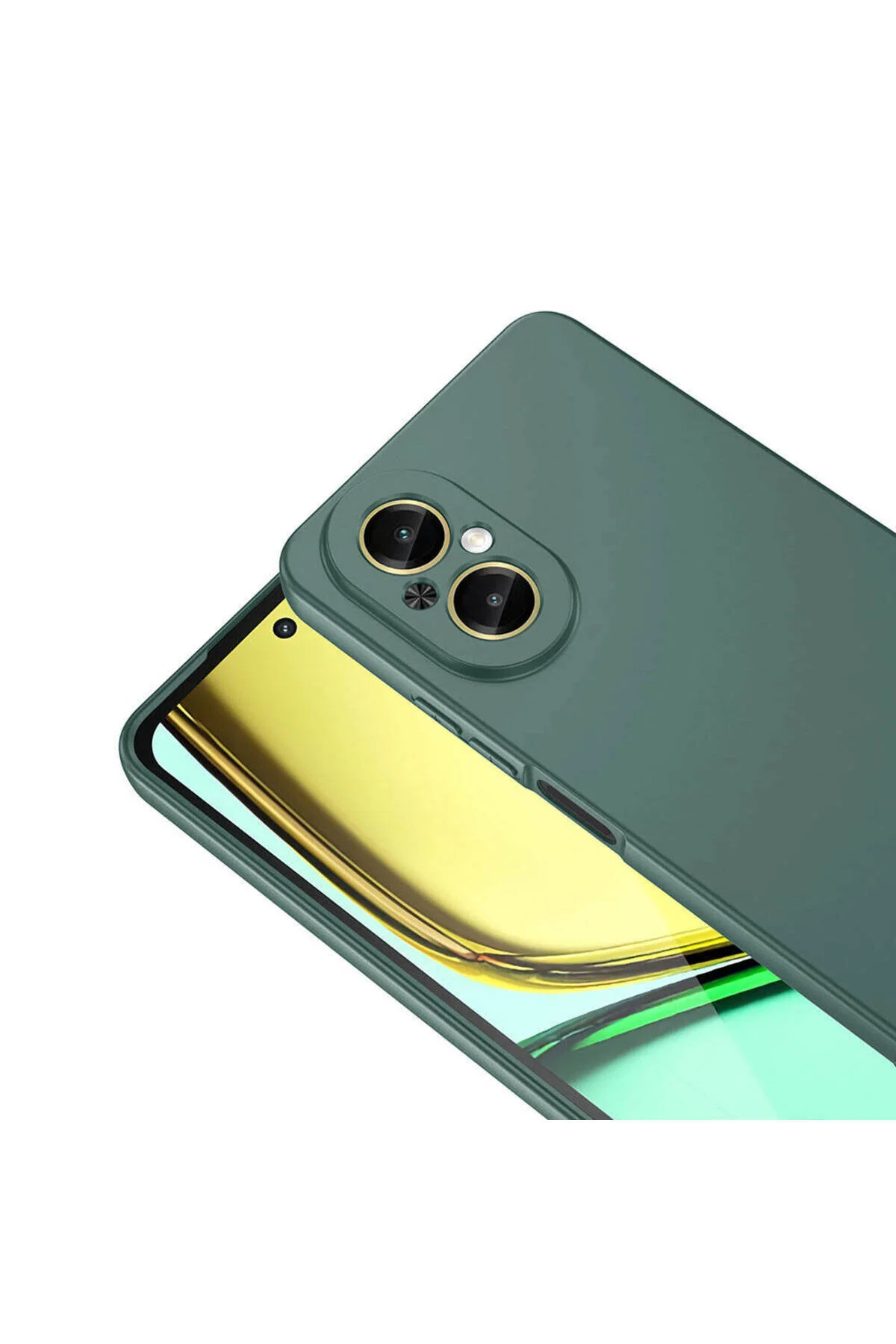 Realme 12 Lite Uyumlu İçi Kadife Kamera Korumalı Renkli Silikon Kılıf