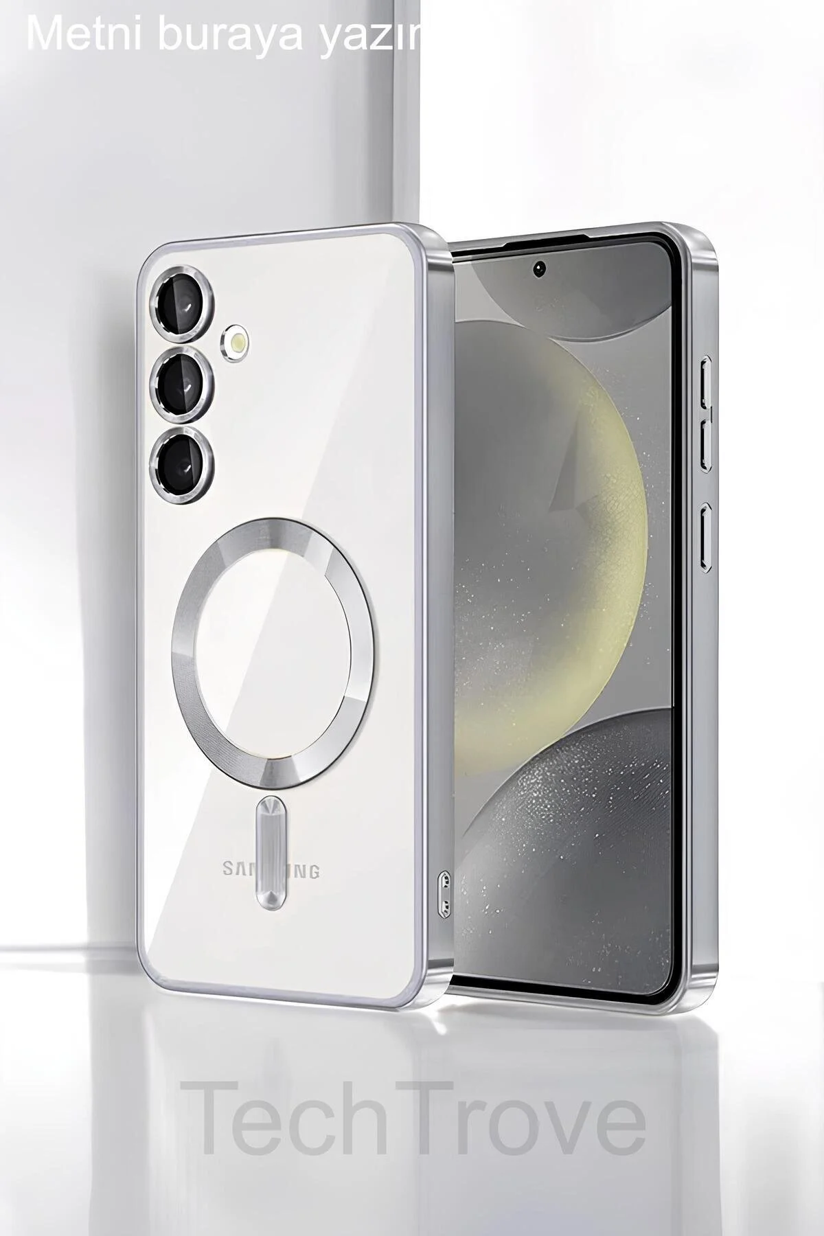 Samsung Galaxy S25 FE Kılıf Kamera Korumalı Sararma Yapmaz Magsafe Şarj Özellikli A++ Kalite Kapak