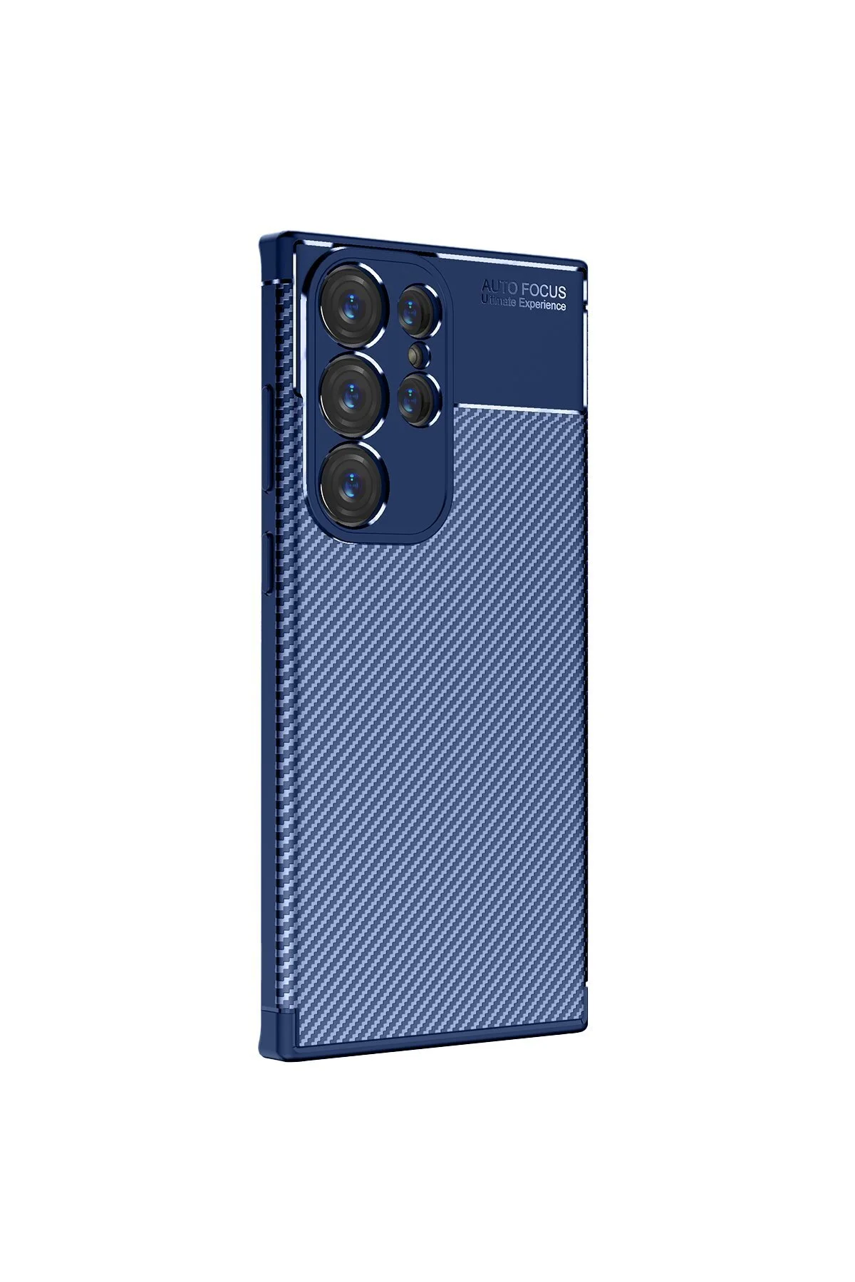 Samsung Galaxy S23 Ultra Kılıf Karbon Tasarımlı Kamera Korumalı Silikon Kapak