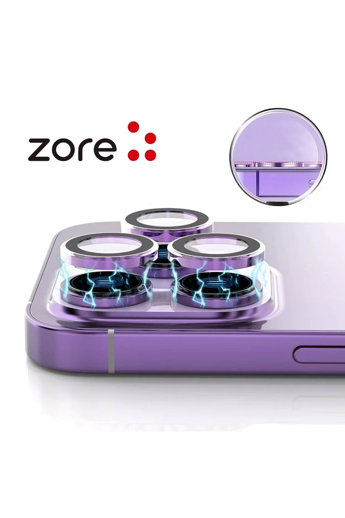Apple iphone 13 Birebir Uyumlu Premium Kalite Renkli Kamera Lens Koruyucu