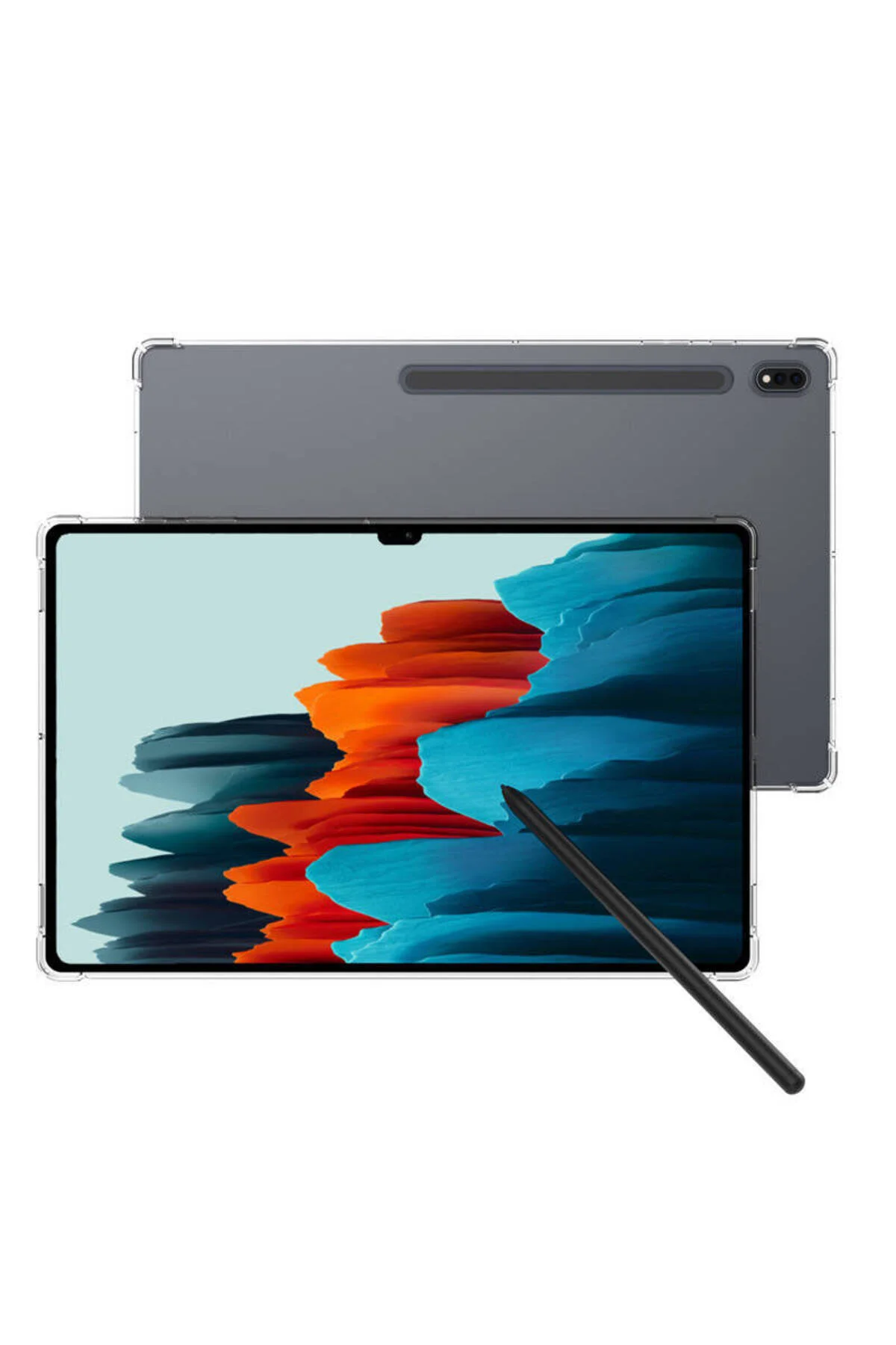 Galaxy Tab S8 Plus Kılıf  Tablet Nitro Anti Shock Silikon Kapak