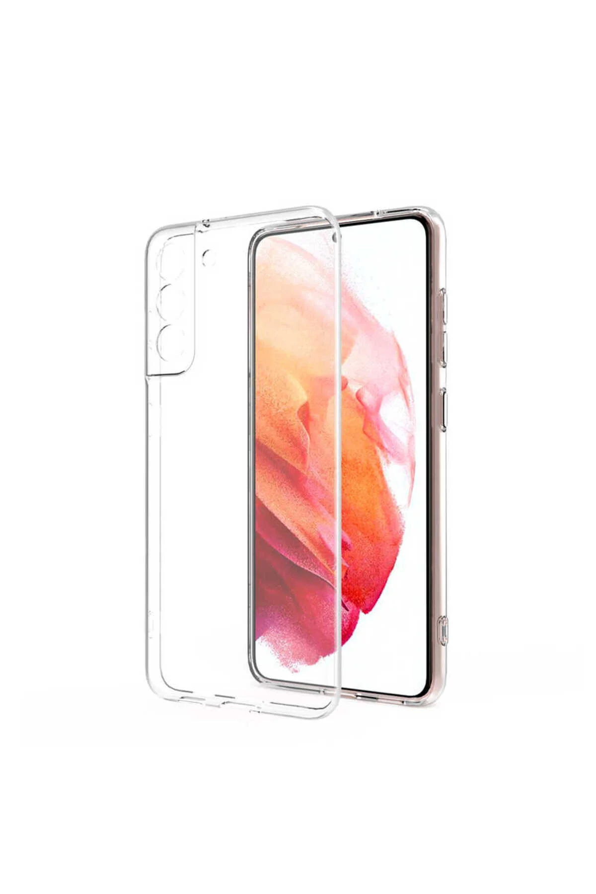 Samsung Galaxy S21 FE İçin Uyumlu Darbe Emici Yumuşak Ultra İnce Sararmaz Şeffaf Kılıf