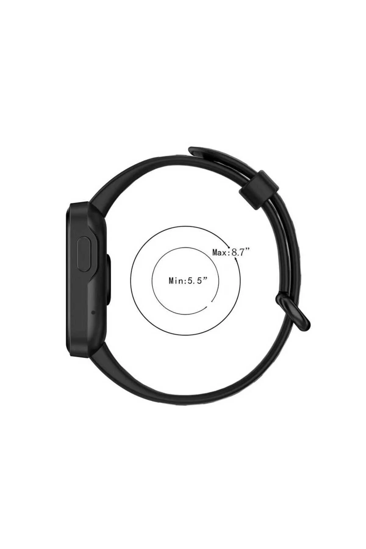 Mi Watch 2 Lite İçin Uyumlu Delikli Tasarımlı Renkli Kayış Kordon
