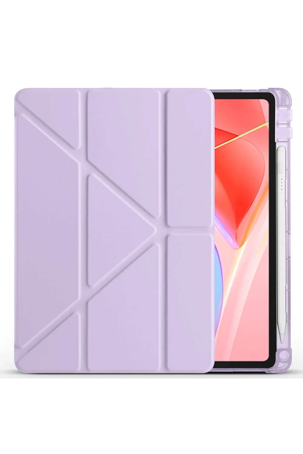 Lenovo Tab TB-311FU İçin Uyumlu Kalem Bölmeli Stand Olabilen Smart Tablet Kılıfı