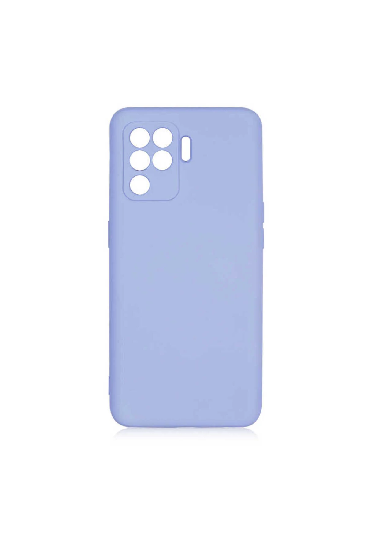 Oppo Reno 5 Lite Uyumlu İçi Kadife Kamera Korumalı Renkli Silikon Kılıf