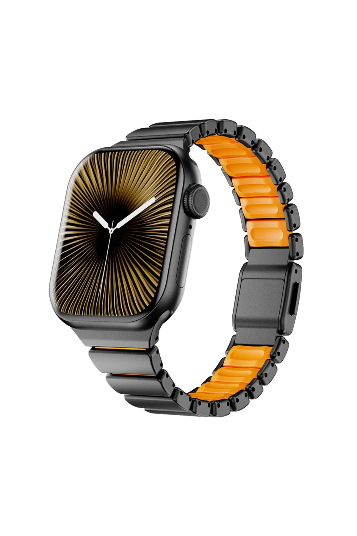 Watch 7 41mm İçin Uyumlu A++ Kalite Metal Silikon Kordon