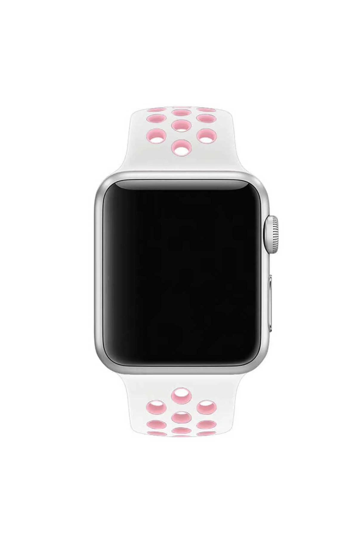 Watch 44mm İçin Uyumlu Delikli Tasarımlı Renkli Kayış Kordon