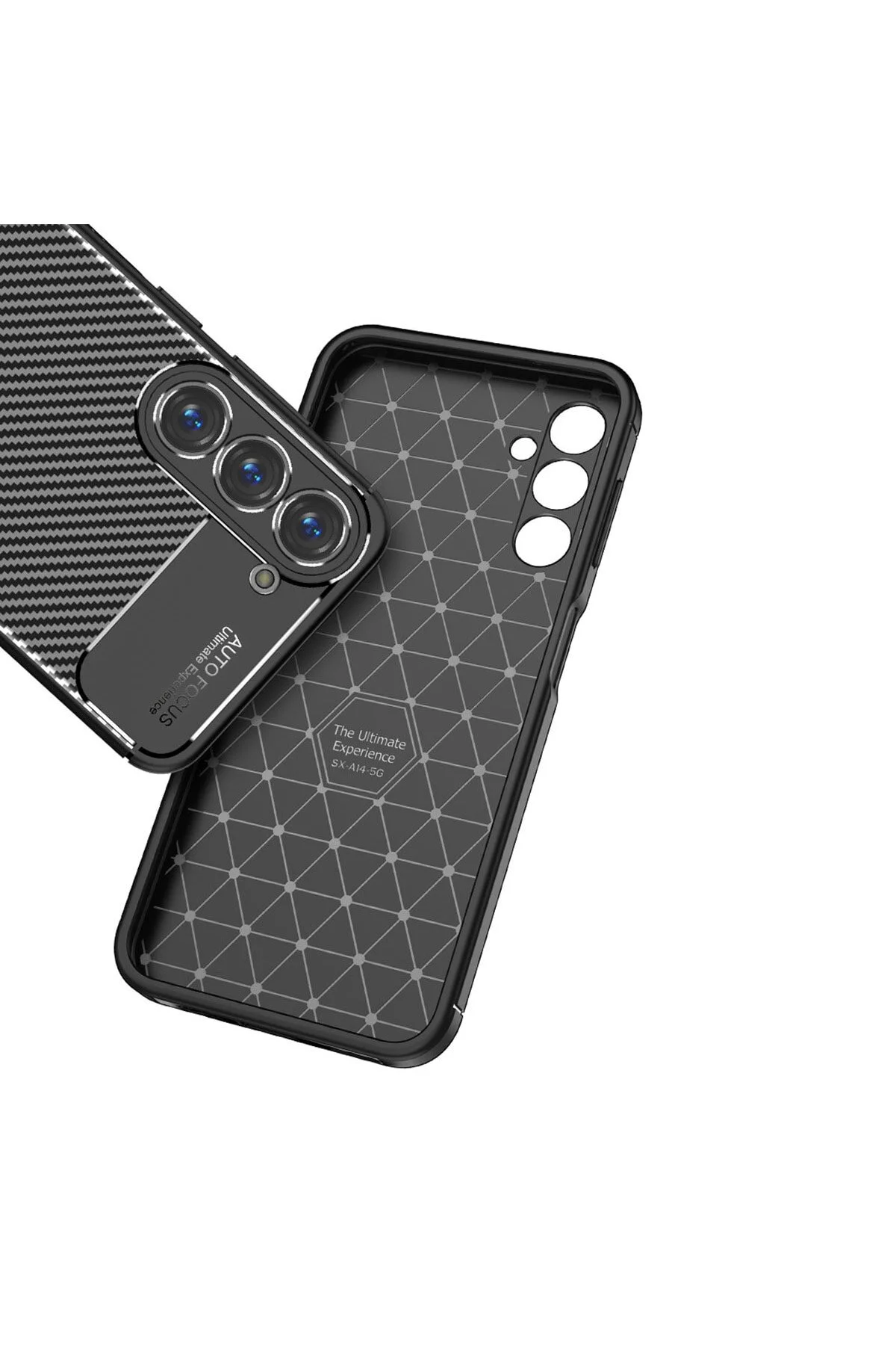 Samsung Galaxy S23 Plus Kılıf Karbon Çizgili Tasarım İnce Tasarım Kapak