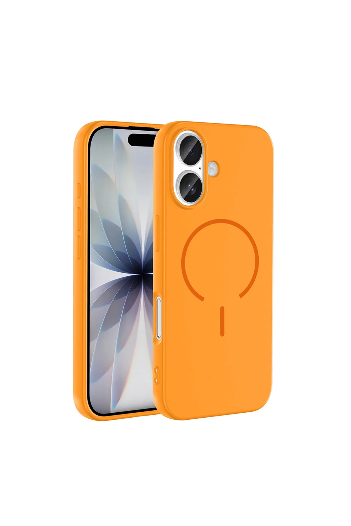 iPhone 17 İçin Uyumlu M-Safe Özellikli Soft Renkli Elde Kaymaz Silikon Kılıf