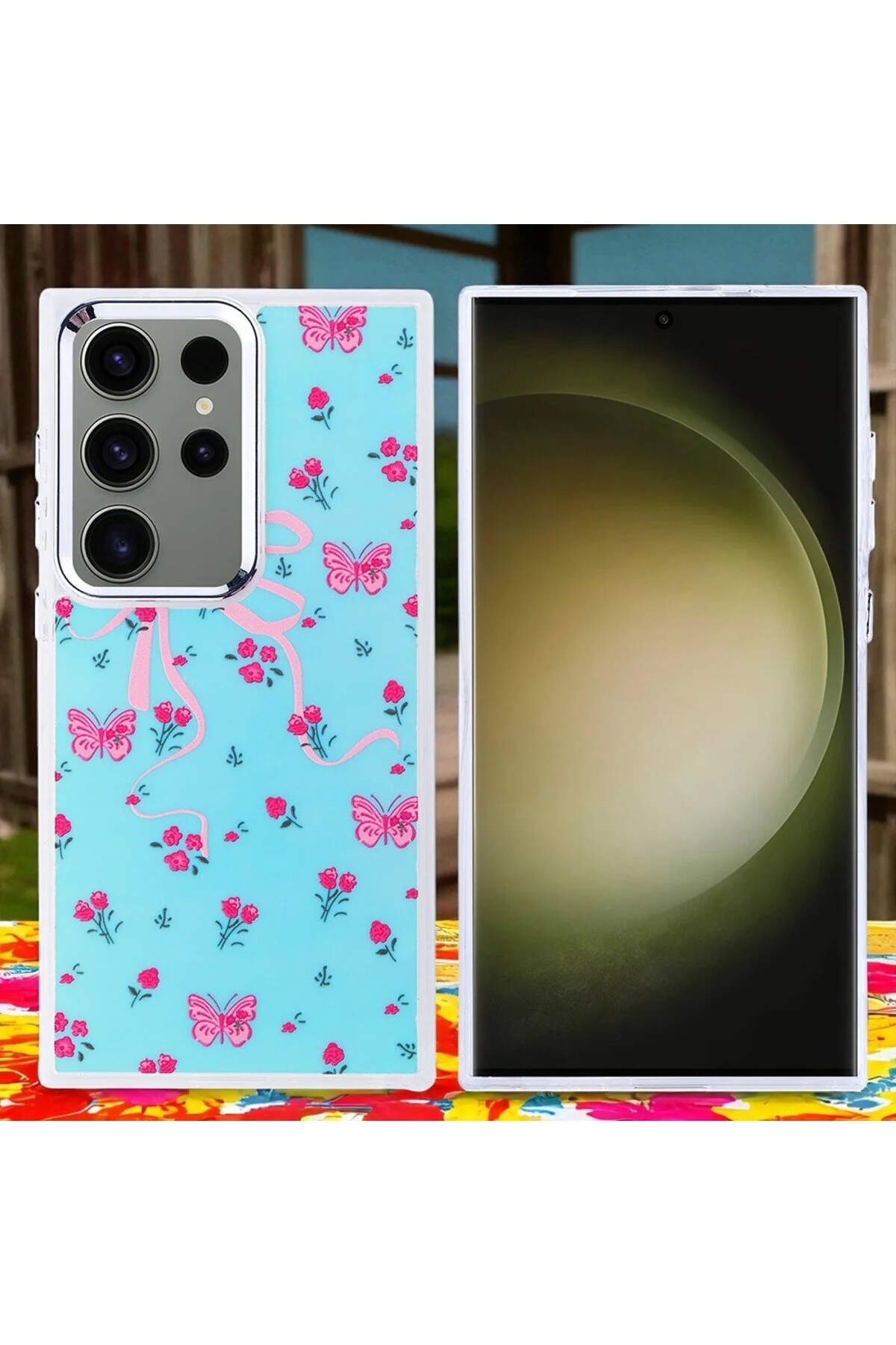 Galaxy S25 Ultra Kılıf Figür Desenli Elde Kaymaz Soft Silikon Kapak