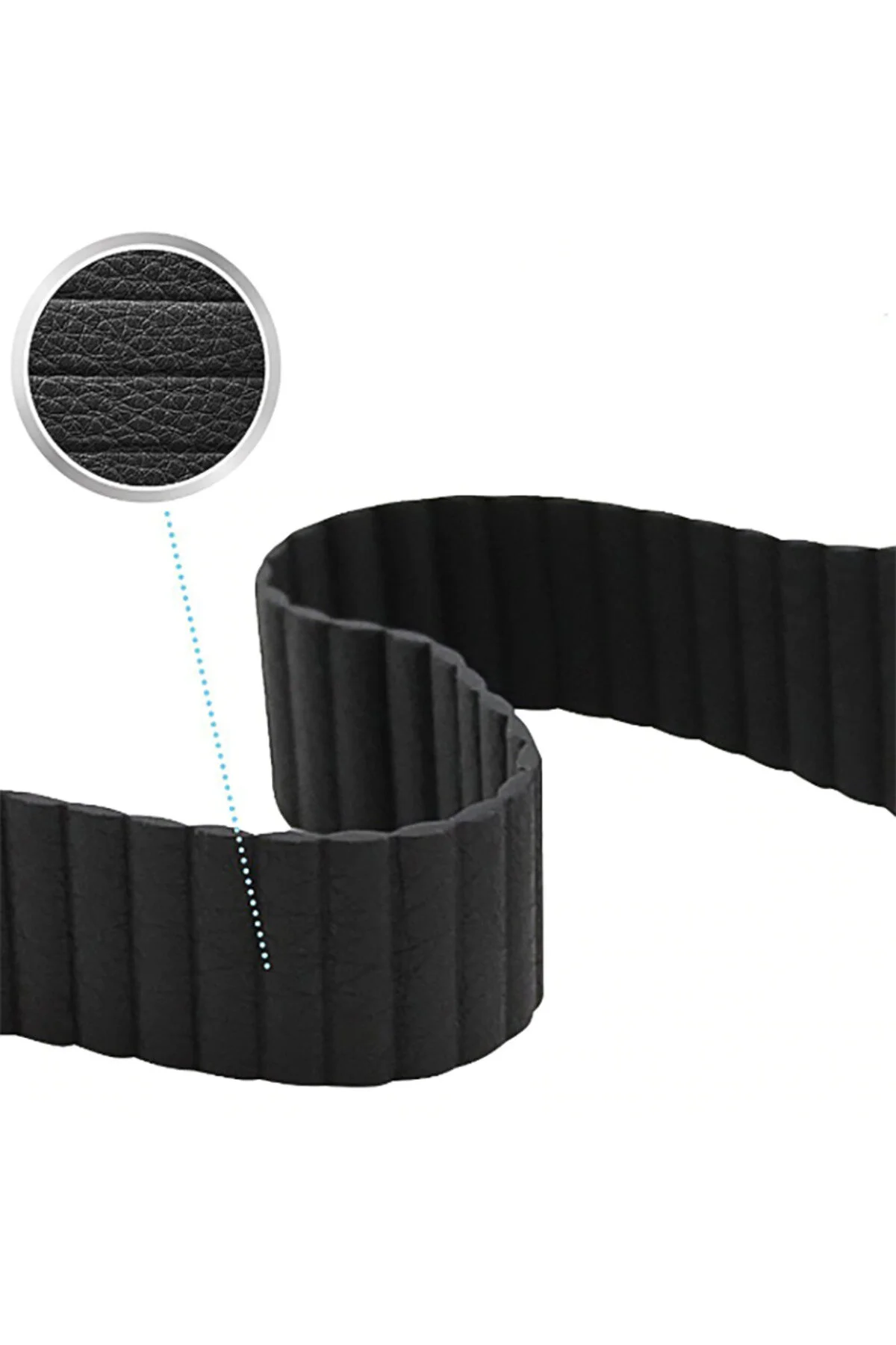 Watch Ultra 49mm İçin Uyumlu Deri Lop Strap Kayış