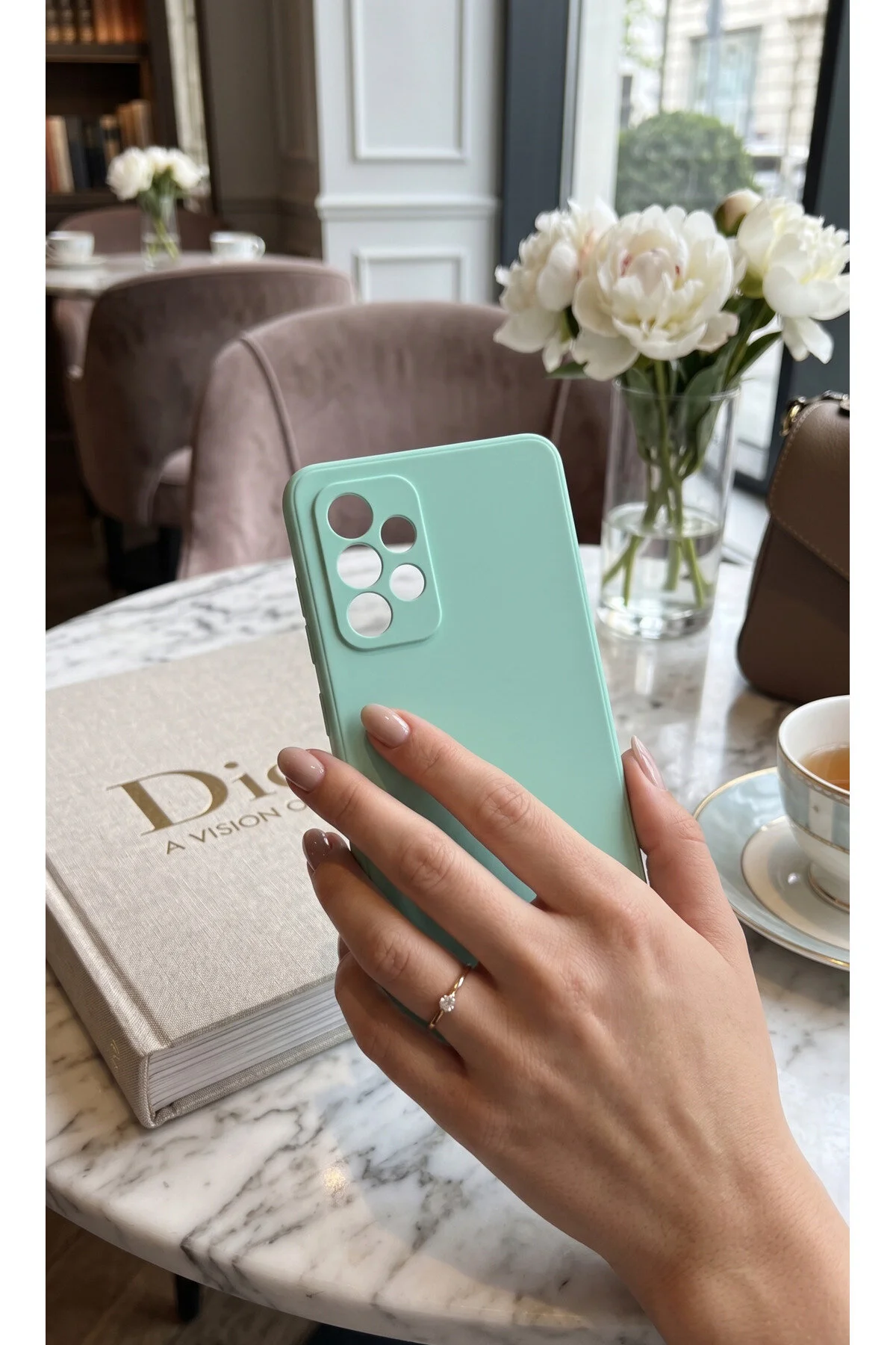 Galaxy A52 Kılıf İçi Kadife Soft Silikon Lansman Kapak
