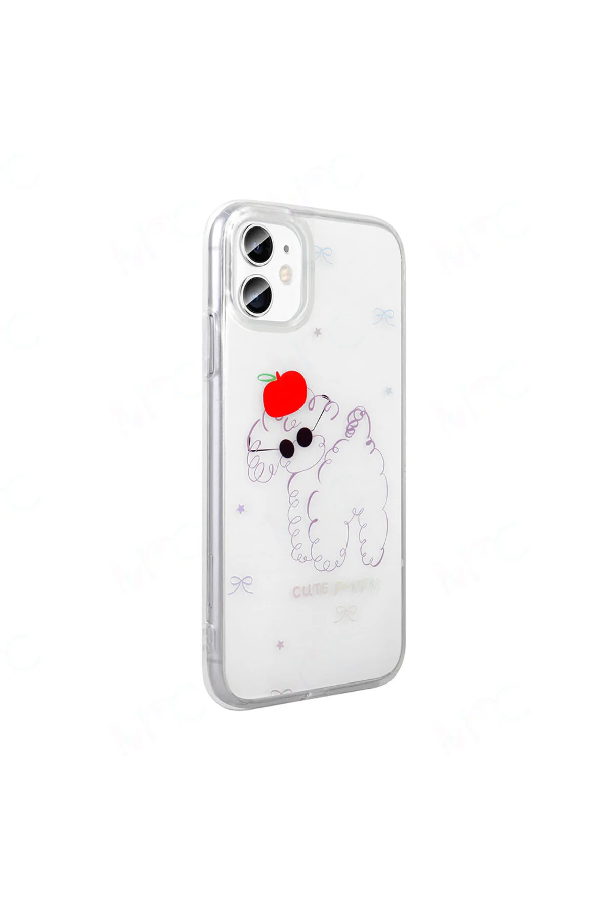 iPhone 11 Kılıf Şeffaf Figürlü Zore Folk Sert Kapak