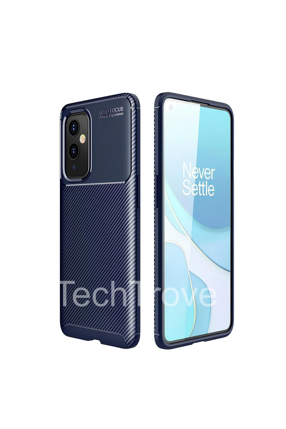 One Plus 9 Kılıf Kamera Korumalı Darbe Emici Karbon Fiber Desenli Renk Atmaz Silikon Kapak