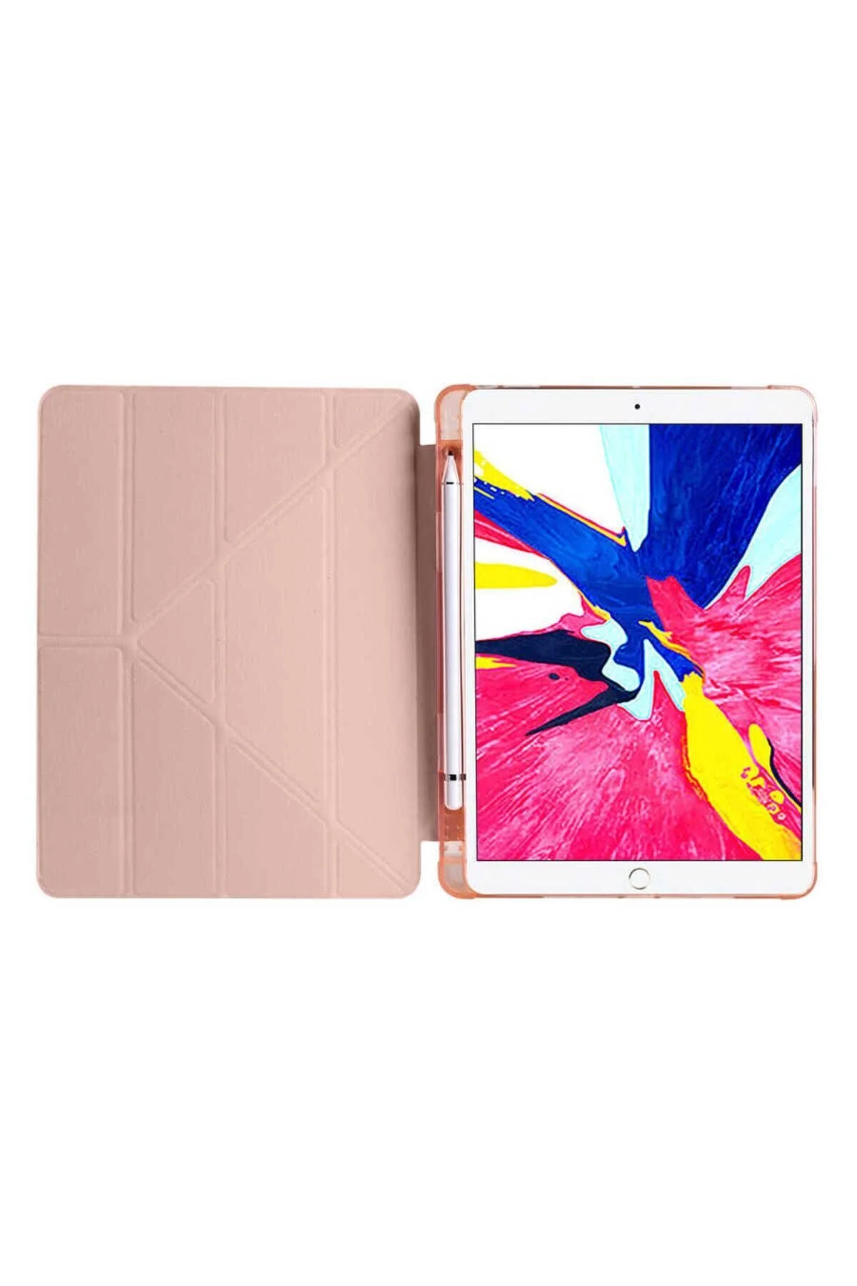 Apple iPad Pro 10.5 (7.Nesil) Uyumlu Kalem Bölmeli Katlanabilir Kılıf