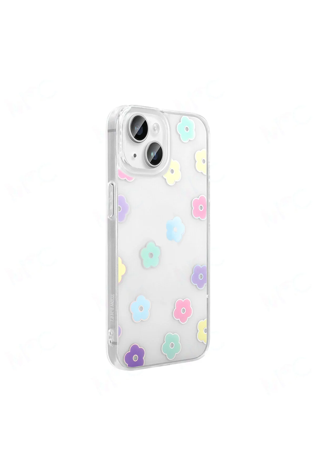 iPhone 13 Kılıf Şeffaf Figürlü Zore Folk Sert Kapak