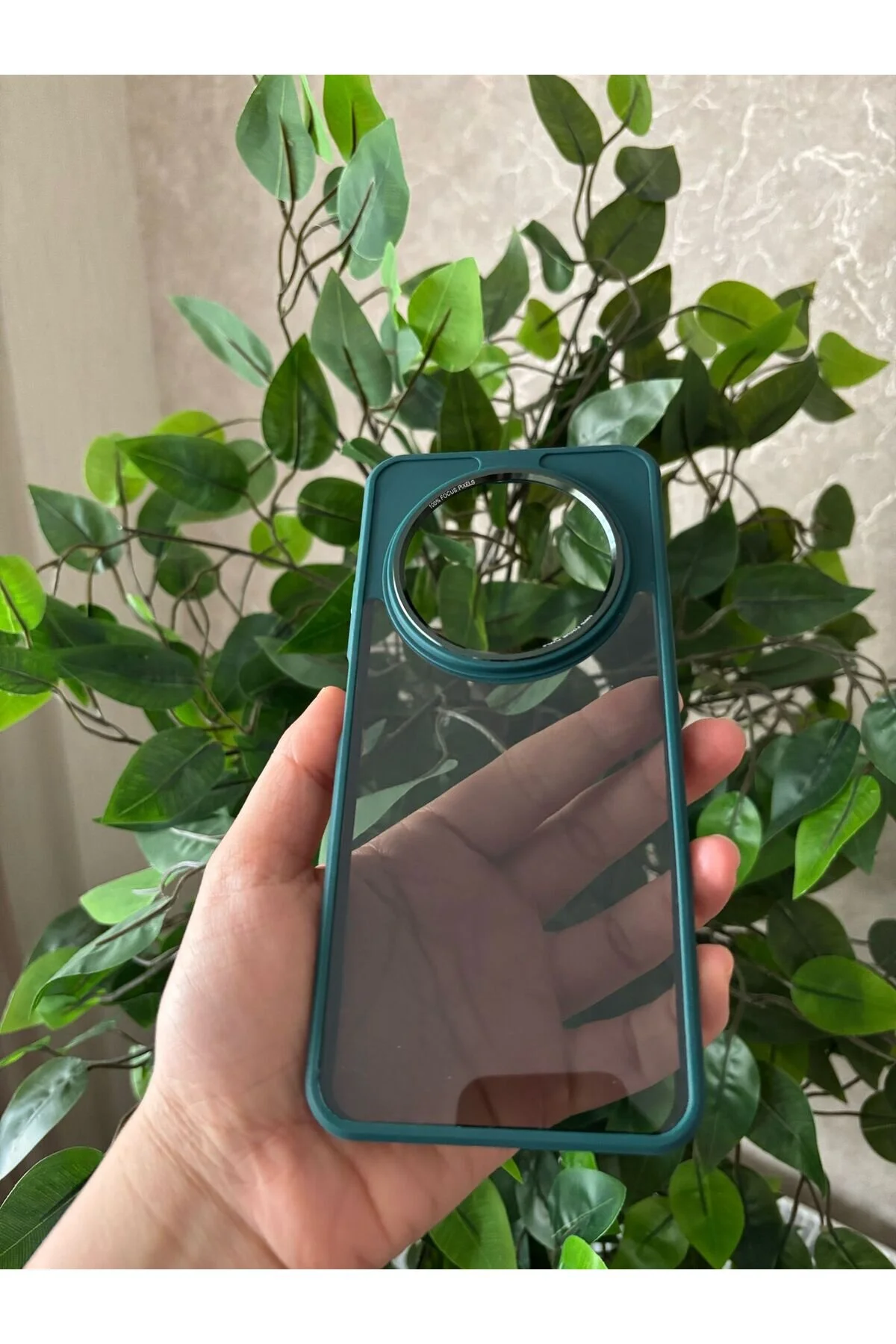 Tecno Spark 30C Kılıf Arkası Şeffaf Kamera Çıkıntılı Renkli Tasarım A+ Kalite Kapak