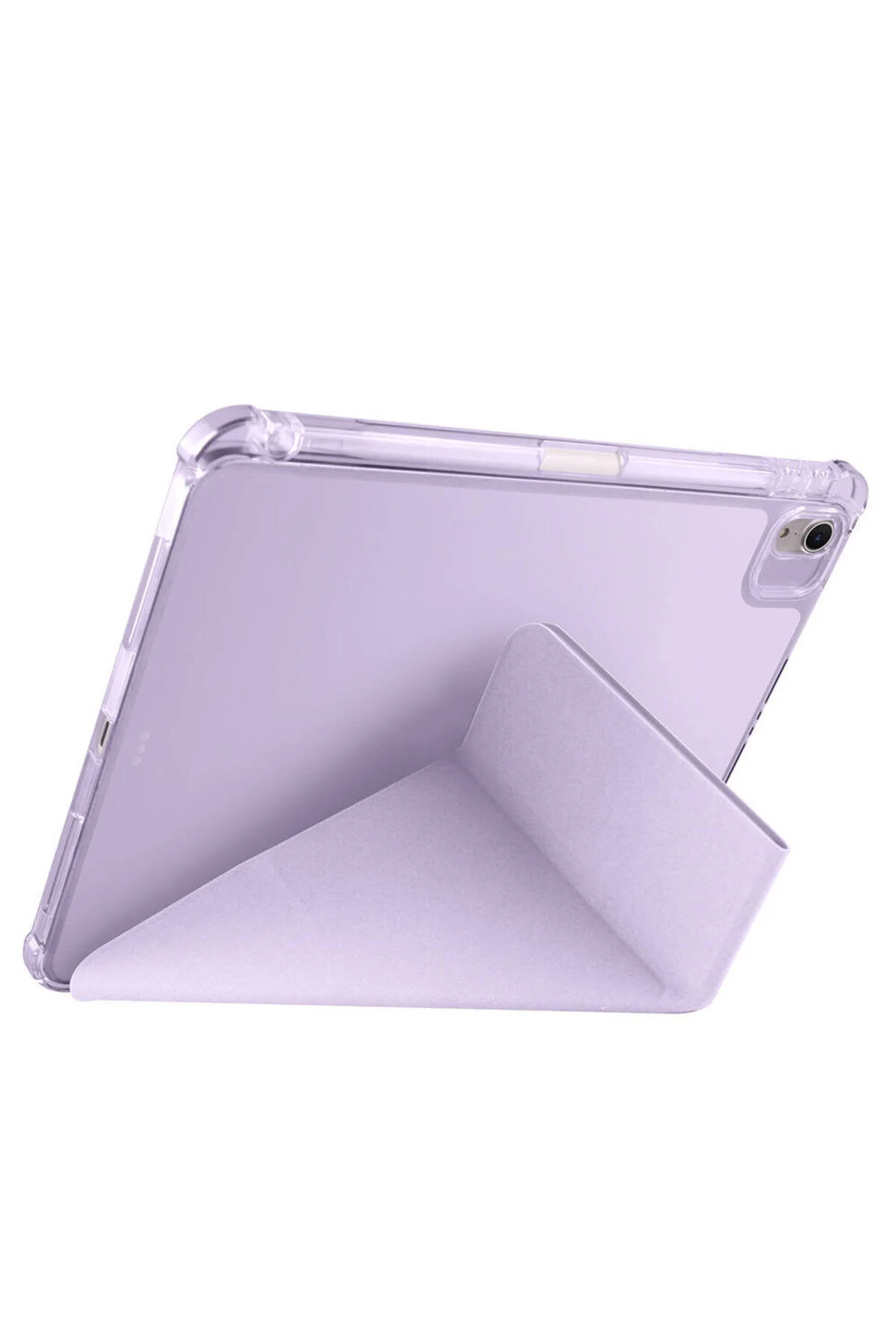 iPad Air 11 2024 İçin Uyumlu Kalem Bölmeli Stand Olabilen Smart Tablet Kılıfı