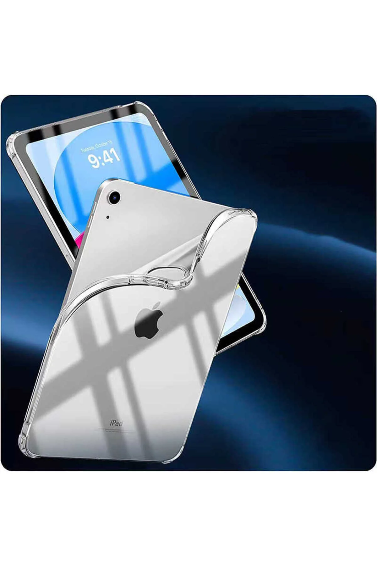 Apple iPad 10.9 2022 (10.Nesil) Kılıf  Tablet Nitro Anti Shock Silikon Kapak