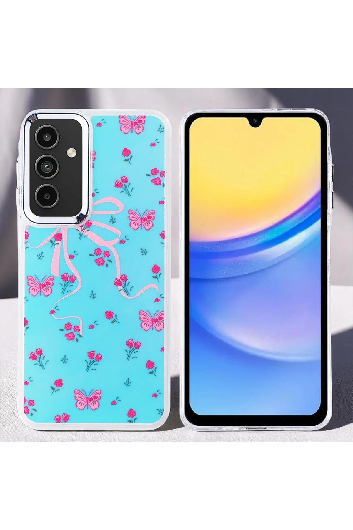Galaxy A15 Kılıf Figür Desenli Elde Kaymaz Soft Silikon Kapak