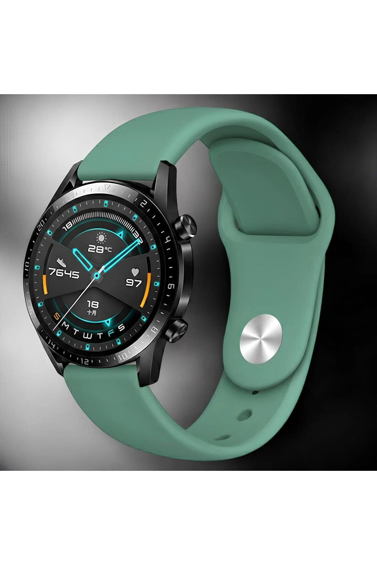Galaxy Watch 3 41mm İçin Uyumlu 20mm Silikon Kordon