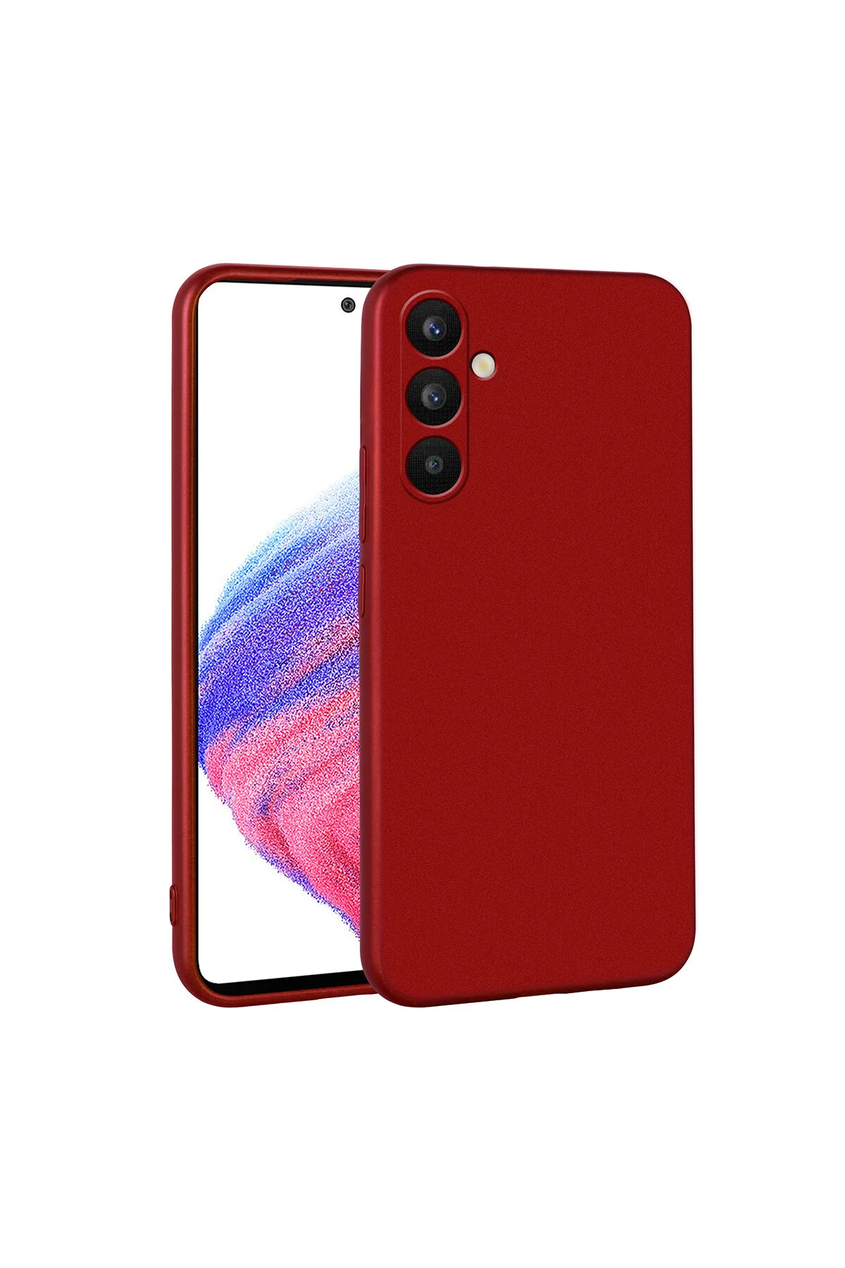 Galaxy A34 Uyumlu Renkli Yumoş Silikon Kılıf